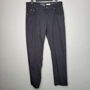 Brax Feel Good Pants Men‎ 32x32 Cooper Regular Black Gyay Woven